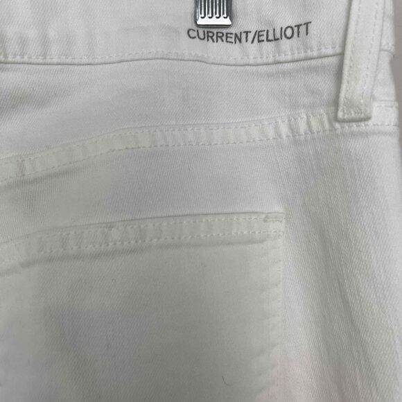 Current Elliott The Fling Jeans in Sugar Size 32 5-Pocket High Rise Stretch - Picture 10 of 15